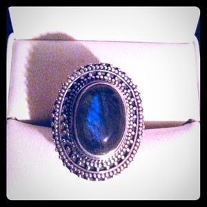 Natural Labradorite .925 Solid Sterling Silver